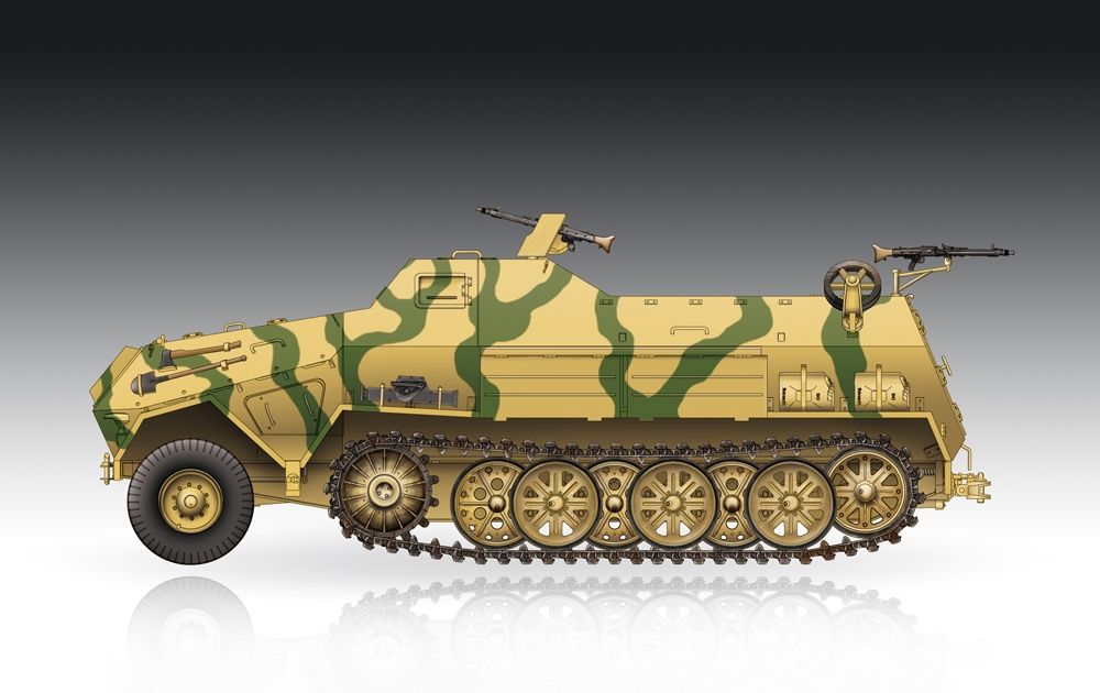 Plastic Soldier Company 1:72 WWII German SdKfz Half Track – PSC Kit WW2V20006